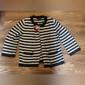 Striped Black and White Cardigan